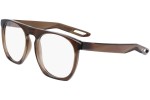 Okulary korekcyjne Nike 7305 090 Kwadratowe Brązowe