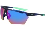 Okulary przeciwsłoneczne Nike Windshield Pro M DC3389 410 Prostokątne Niebieskie