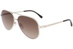 Okulary przeciwsłoneczne Lacoste L233S 714 Pilotki (Aviator) Złote