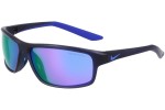 Okulary przeciwsłoneczne Nike Rabid 22 M DV2153 451 Prostokątne Niebieskie