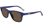 Okulary przeciwsłoneczne Lacoste L607SND 424 Kwadratowe Niebieskie