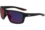 Okulary przeciwsłoneczne Nike Brazen Fury E DC3293 010 Prostokątne Czarne