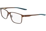 Okulary korekcyjne Nike 8048 212 Prostokątne Brązowe