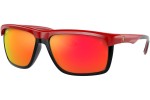 Okulary przeciwsłoneczne Ray-Ban RB4363M F6236Q Prostokątne Czerwone