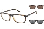 Okulary korekcyjne Emporio Armani EA4160 58021W Prostokątne Havana