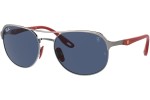 Okulary przeciwsłoneczne Ray-Ban Scuderia Ferrari Collection RB3685M F07180 Pilotki (Aviator) Srebrne