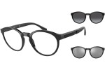 Okulary korekcyjne Emporio Armani EA4152 50171W Okrągłe Czarne