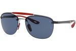 Okulary przeciwsłoneczne Ray-Ban Scuderia Ferrari Collection RB3662M F03780 Pilotki (Aviator) Srebrne