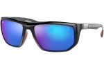 Okulary przeciwsłoneczne Ray-Ban Scuderia Ferrari Collection RB8361M F60155 Prostokątne Czarne