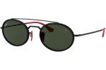 Okulary przeciwsłoneczne Ray-Ban RB3847M F02831 Owalne Czarne