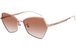 Okulary przeciwsłoneczne Emporio Armani EA2127 306813 Nieregularny Złote