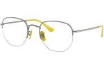 Okulary korekcyjne Ray-Ban Scuderia Ferrari Collection RX6448M F030 Kwadratowe Srebrne