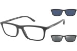 Okulary korekcyjne Emporio Armani EA4160 53231W Prostokątne Czarne
