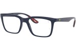 Okulary korekcyjne Ray-Ban Scuderia Ferrari Collection RX7192M F621 Kwadratowe Niebieskie