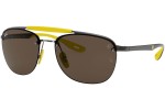 Okulary przeciwsłoneczne Ray-Ban Scuderia Ferrari Collection RB3662M F03073 Pilotki (Aviator) Szare