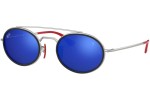 Okulary przeciwsłoneczne Ray-Ban RB3847M F04868 Owalne Srebrne
