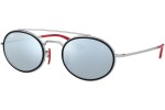 Okulary przeciwsłoneczne Ray-Ban RB3847M F03130 Owalne Srebrne