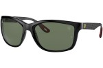 Okulary przeciwsłoneczne Ray-Ban Scuderia Ferrari Collection RB8356M F63271 Prostokątne Czarne