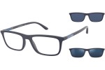 Okulary korekcyjne Emporio Armani EA4160 57591W Prostokątne Niebieskie