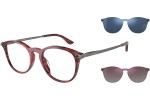 Okulary korekcyjne Giorgio Armani AR8159U 59401W Okrągłe Havana