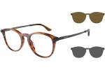 Okulary korekcyjne Giorgio Armani AR8159U 59391W Okrągłe Havana