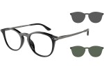 Okulary korekcyjne Giorgio Armani AR8159U 50011W Okrągłe Czarne