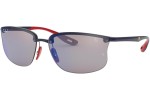 Okulary przeciwsłoneczne Ray-Ban RB4322M F606H0 Polarized Prostokątne Niebieskie