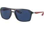 Okulary przeciwsłoneczne Ray-Ban RB4329M F63580 Prostokątne Niebieskie