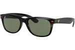 Okulary przeciwsłoneczne Ray-Ban New Wayfarer Scuderia Ferrari Collection RB2132M F60131 Kwadratowe Czarne
