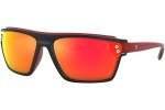 Okulary przeciwsłoneczne Ray-Ban Scuderia Ferrari Collection RB4370M F6026Q Prostokątne Czarne