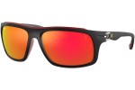 Okulary przeciwsłoneczne Ray-Ban RB4364M F6026Q Prostokątne Czarne