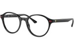 Okulary korekcyjne Ray-Ban Scuderia Ferrari Collection RX5404M F601 Okrągłe Czarne