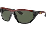 Okulary przeciwsłoneczne Ray-Ban Scuderia Ferrari Collection RB8359M F66171 Prostokątne Czarne