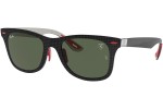 Okulary przeciwsłoneczne Ray-Ban Scuderia Ferrari Collection RB8395M F05471 Kwadratowe Czarne