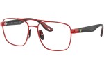 Okulary korekcyjne Ray-Ban Scuderia Ferrari Collection RX6467M F047 Kwadratowe Czerwone