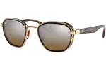 Okulary przeciwsłoneczne Ray-Ban Scuderia Ferrari Collection RB3674M F029A2 Polarized Kwadratowe Złote