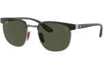 Okulary przeciwsłoneczne Ray-Ban RB3698M F07331 Kwadratowe Czarne