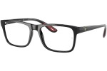 Okulary korekcyjne Ray-Ban Scuderia Ferrari Collection RX7205M F601 Kwadratowe Czarne