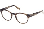 Okulary korekcyjne Zegna EZ5232 050 Okrągłe Brązowe