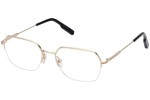 Okulary korekcyjne Zegna EZ5226 032 Prostokątne Złote