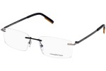 Okulary korekcyjne Zegna EZ5219 002 Prostokątne Czarne