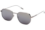Okulary przeciwsłoneczne Zegna EZ0192 08C Okrągłe Srebrne