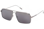 Okulary przeciwsłoneczne Zegna EZ0193 08C Pilotki (Aviator) Srebrne