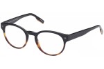 Okulary korekcyjne Zegna EZ5232 005 Okrągłe Czarne
