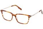 Glasses Zegna EZ5246 052 Kwadratowe Havana
