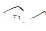 Okulary korekcyjne Zegna EZ5220 002 Okrągłe Czarne
