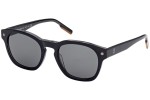 Okulary przeciwsłoneczne Zegna EZ0195 05N Okrągłe Czarne