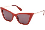 Okulary przeciwsłoneczne Max&Co. MO0057 66E Kocie oczy Czerwone