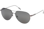 Okulary przeciwsłoneczne Zegna EZ0185 08C Pilotki (Aviator) Srebrne