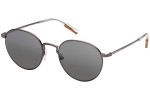 Okulary przeciwsłoneczne Zegna EZ0186 08C Okrągłe Srebrne